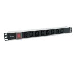 Equip 333310 power distribution unit (PDU) 8 AC outlet(s) 1U Black