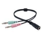 Equip Chat Headset Auriculares Alámbrico Diadema Llamadas/Música Negro