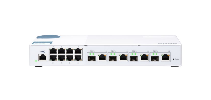 QNAP QSW-M408-4C commutateur réseau Géré L2 Gigabit Ethernet (10/100/1000) Blanc