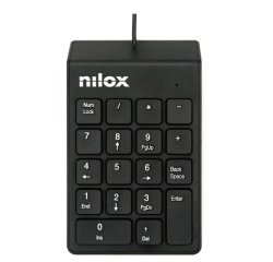 Nilox NUMERIC keyboard Universal USB Spanish Black