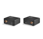 Lindy 70456 extensor audio/video Transmisor y receptor de señales AV Negro