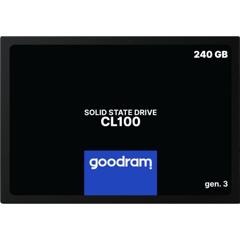 Goodram CL100 gen.3 240 GB 2.5" Serial ATA III 3D NAND