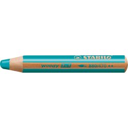 Crayon stabilo woody 3 in 1 multi-talents coloris vert    jade