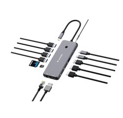 Verbatim CMH-14 USB Type-C 5000 Mbit/s Silver