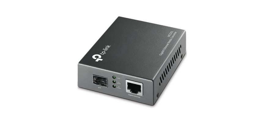 TP-Link Omada MC220L convertisseur de support réseau 1000 Mbit/s Multimode, Monomode Noir