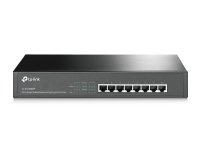 TP-Link TL-SG1008MP Non-géré Gigabit Ethernet (10/100/1000) Connexion Ethernet, supportant l'alimentation via ce port (PoE) 1U Noir