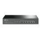 TP-Link TL-SG1008MP Non-géré Gigabit Ethernet (10/100/1000) Connexion Ethernet, supportant l'alimentation via ce port (PoE) 1U Noir