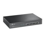 TP-Link TL-SG1008MP Non-géré Gigabit Ethernet (10/100/1000) Connexion Ethernet, supportant l'alimentation via ce port (PoE) 1U Noir