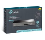 TP-Link TL-SG1008MP Non-géré Gigabit Ethernet (10/100/1000) Connexion Ethernet, supportant l'alimentation via ce port (PoE) 1U Noir