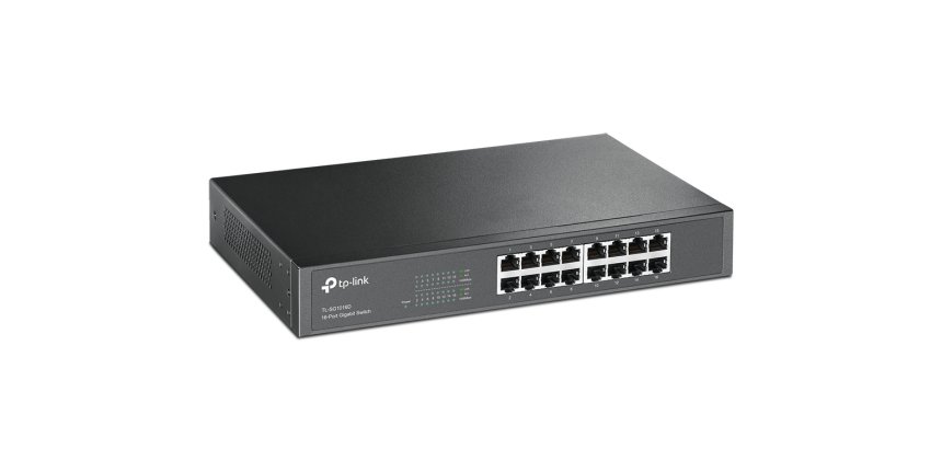 TP-Link TL-SG1016D Non-géré Gigabit Ethernet (10/100/1000) Noir