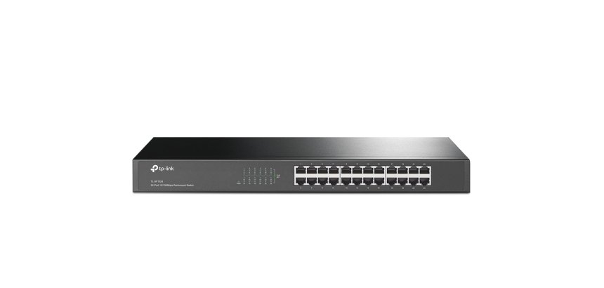 TP-Link TL-SF1024 Non-géré Fast Ethernet (10/100) 1U Gris