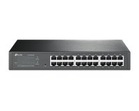 TP-Link TL-SG1024DE Gestionado L2 Gigabit Ethernet (10/100/1000) 1U Negro