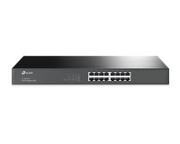 TP-Link TL-SG1016 No administrado Gigabit Ethernet (10/100/1000) 1U Negro