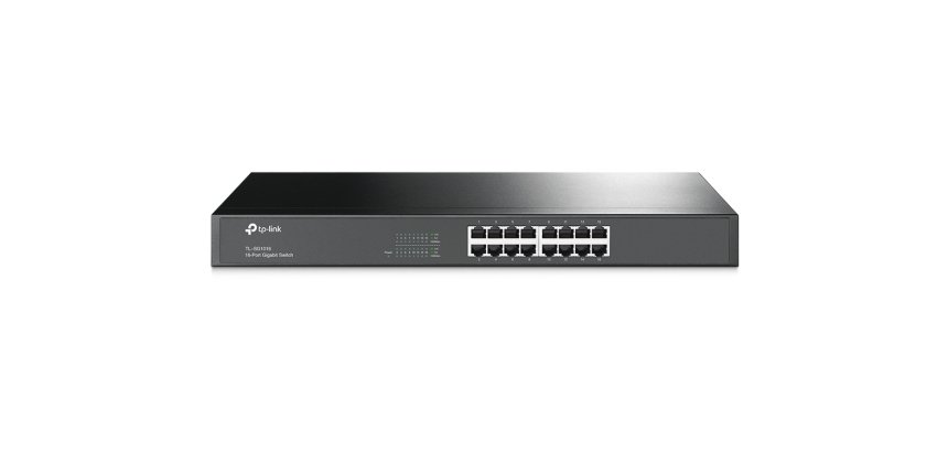 TP-Link TL-SG1016 Non-géré Gigabit Ethernet (10/100/1000) 1U Noir