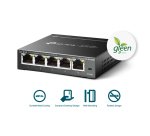 TP-Link TL-SG105E switch Gestionado L2 Gigabit Ethernet (10/100/1000) Negro