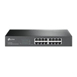 TP-Link TL-SG1016DE Gestionado L2 Gigabit Ethernet (10/100/1000) 1U Negro