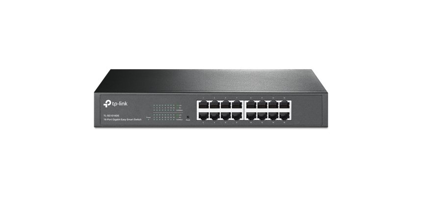TP-Link TL-SG1016DE Géré L2 Gigabit Ethernet (10/100/1000) 1U Noir