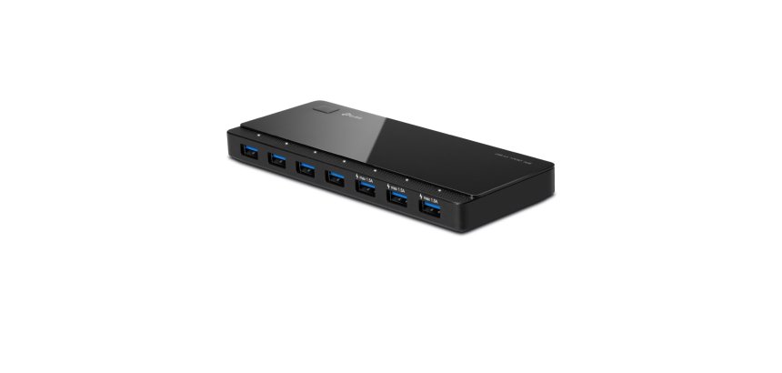TP-Link UH700 hub & concentrateur USB 3.2 Gen 1 (3.1 Gen 1) Micro-B 5000 Mbit/s Noir