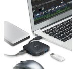 TP-Link UH400 hub & concentrateur USB 3.2 Gen 1 (3.1 Gen 1) Type-A 5000 Mbit/s Noir