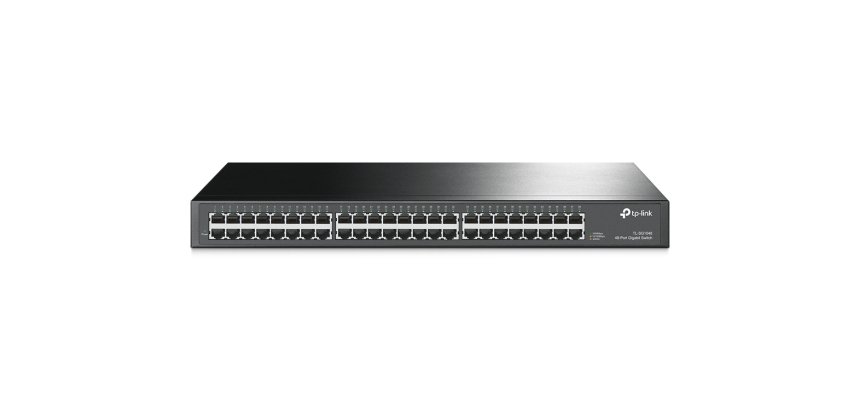 TP-Link TL-SG1048 switch No administrado Gigabit Ethernet (10/100/1000) 1U Negro