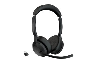 Jabra Evolve2 55 Auriculares Inalámbrico Diadema Oficina/Centro de llamadas USB Tipo C Bluetooth Base de carga