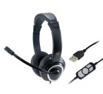 Conceptronic POLONA Auriculares Alámbrico Diadema Llamadas/Música USB tipo A Negro