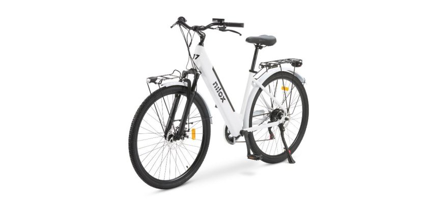 Nilox NXEBJ7WH electric bicycle White Aluminium 71.1 cm (28") 27.5 kg Lithium