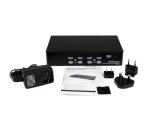 StarTech.com Commutateur KVM 4 Ports VGA USB, Montage en Rack et OSD - Switch KVM - 1920x1440