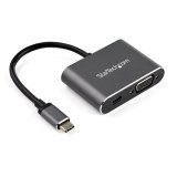 StarTech.com Adaptador USB-C a Mini DisplayPort y VGA - Conversor de Vídeo USB Tipo C - 4K 60Hz - HDR