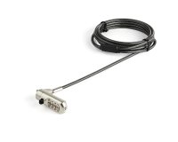 StarTech.com Cable de 2m de Seguridad para Ordenador Portátil - con Candado - para Ranura Nano - de Combinación