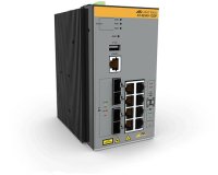 Allied Telesis AT-IE340-12GP-80 Gestionado L3 Gigabit Ethernet (10/100/1000) Energía sobre Ethernet (PoE) Gris
