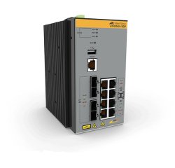 Allied Telesis AT-IE340-12GP-80 Gestionado L3 Gigabit Ethernet (10/100/1000) Energía sobre Ethernet (PoE) Gris