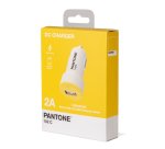 Celly PT-DC1USBY Caricabatterie per dispositivi mobili Universale Bianco, Giallo Accendisigari Auto