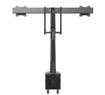 StarTech.com Double bras pour écran - 2 ports USB 3.0 - Support bureau pour 2 moniteurs - Réglage hauteurs synchronisé