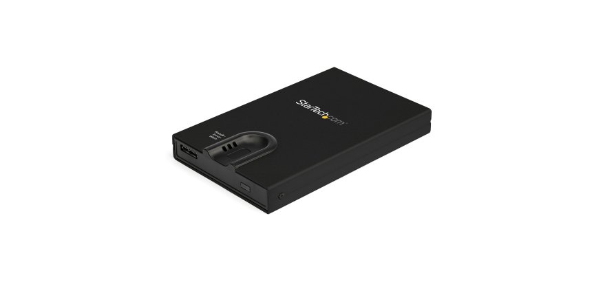 StarTech.com Boîtier de disque dur SATA de 2,5" crypté - Accès par empreinte digitale