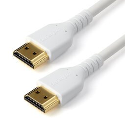 StarTech.com 2 m Premium Gecertificeerde HDMI 2.0 Kabel met Ethernet, Duurzame High Speed UHD 4K 60Hz HDR, Robuuste M/M Kabel met Aramidevezel, TPE, Ultra HD Monitors, TVs & Displays, Zwart