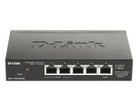D-Link DGS-1100-05PDV2 commutateur réseau Géré Gigabit Ethernet (10/100/1000) Connexion Ethernet, supportant l'alimentation via ce port (PoE) Noir