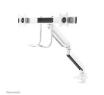 Neomounts NM-D775DXWHITE Support d'écran à fixer 10-32" - ressort à gaz - Topfix - arrêt 180°