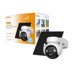 Imou AOV PT 4G 5MP - Telecamera da esterno 4G e Wifi Motorizzata con pannello solare. Tecnologia AOV per registrazione 24/7 . Incluse Sim Dati 4G ed SD da 32Gb
