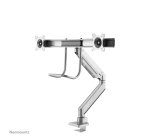 Neomounts NM-D775DXSILVER Support d'écran à fixer 10-32" - ressort à gaz - Topfix - arrêt 180°