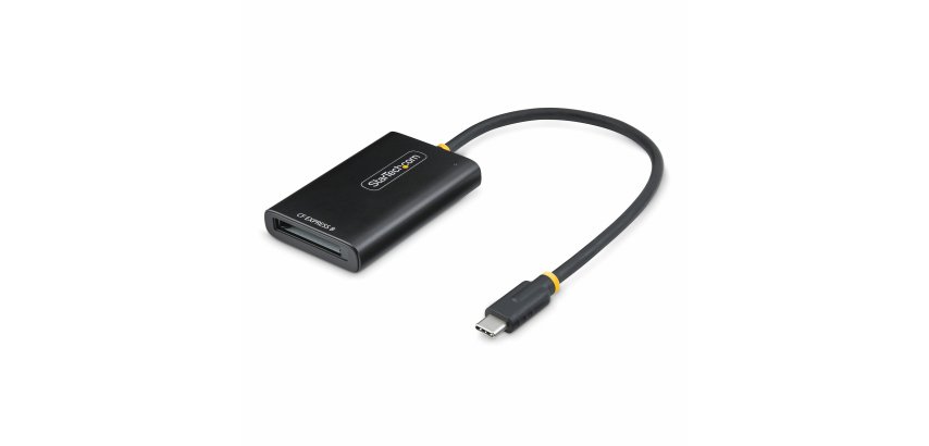 StarTech.com Lecteur de Cartes USB-C CFexpress Type B, USB 10Gbps, Lecteur de Cartes Mémoire Portable, Adaptateur USB Type-C vers CF Express 2.0, Fonctionne avec Tous les Systèmes d'Exploitation