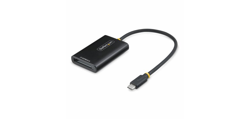 StarTech.com Lecteur de Cartes USB-C CFexpress Type B, USB 10Gbps, Lecteur de Cartes Mémoire Portable, Adaptateur USB Type-C vers CF Express 2.0, Fonctionne avec Tous les Systèmes d'Exploitation