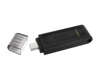 Kingston clé USB DataTraveler 70  128 Go Usb 3.2 (USB-C) Noir