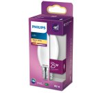Philips Lampadina candela smerigliata a filamento 25 W B35 E14