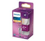 Philips Filament Candle Clear 40W P45 E14