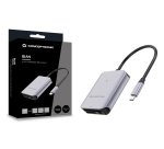 Conceptronic BIAN09G lettore di schede USB 3.2 Gen 2 Type-C Grigio