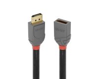Lindy 36495 cable DisplayPort 0,5 m Negro