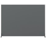 Separateur  bureau nobo en tissu 1400x1000mm coloris     gris