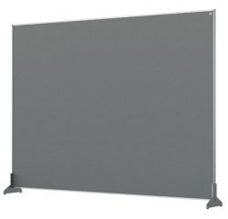 Separateur  bureau nobo en tissu 1400x1000mm coloris     gris