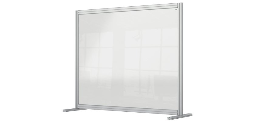 Separateur nobo premium en plexiglas transparent         1200x1000x300mm